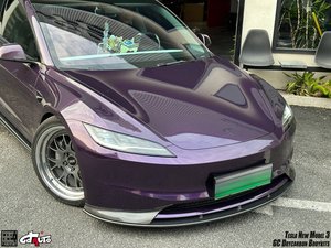 Accessories: Carbon Fibre Front Splitter - Model 3 Highland - AMD