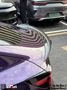 Accessories: Carbon Fibre Rear Spoiler - Model 3 Highland - AMD