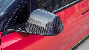 Accessories: Carbon Fibre Mirror Caps - AMD