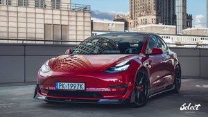 Carbon Fibre Front Splitter - Model 3 Version 1 - AMD
