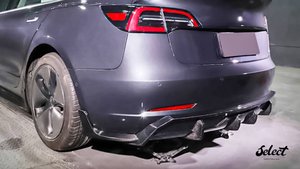 Carbon Fibre Rear Diffuser - Model 3 Ver 2 - AMD