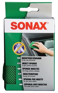 SONAX Insect Sponge, Safe Removal Of Dirt On Glass, Varnish And Plastic.