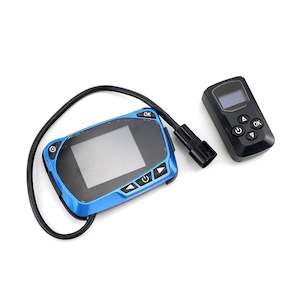 Diesel Air Heater: Diesel Air Heater Monitor LCD w/ Remote Controller for 12V/24V 5KW/8KW Diesel Parking Heaters – Real-Time Monitoring, Remote Control & Easy Setup