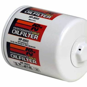K N: K&N Performance Gold Oil Filter (Z30) – High-Performance Spin-On Filter for Select Jeep, Buick, and Pontiac Models – Part No. KNHP-2003