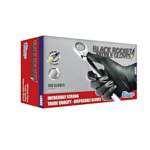 Black Rocket Nitrile Gloves Large 100 Pack – Industrial-Grade Protection by Th&hellip;