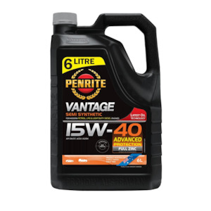 Oil for Car – Penrite Vantage Semi Synthetic 15W-40 Engine Oil 6L