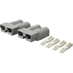 Napa Best Sellers: OEX ACX2760 50A Genuine Grey Anderson Connector Kit – 1 Pair with Silver Terminals for 4WD, Trailer, Caravan Use