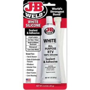 JB Weld All Purpose RTV Silicone Sealant – White – 85g Tube – Waterproof, &hellip;