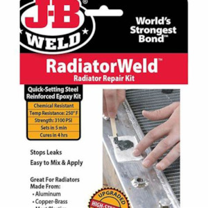 Jb Weld: JB Weld RadiatorWeld Plastic Tank & Radiator Repair Kit 2120 – Permanent Leak Seal for Metal & Plastic Radiators
