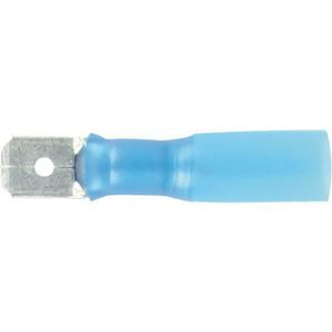 Male Blade Crimp Terminals – OEX Blue Heat Shrink 6.3 x 0.8mm (50 Pack) | ACX3165