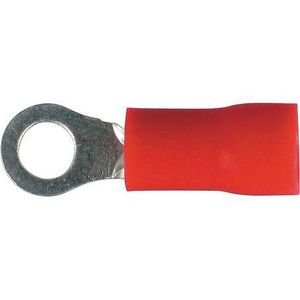 Ring Crimp Terminals – OEX Red Insulated Ring Terminal 3mm (100 Pack) | ACX3048