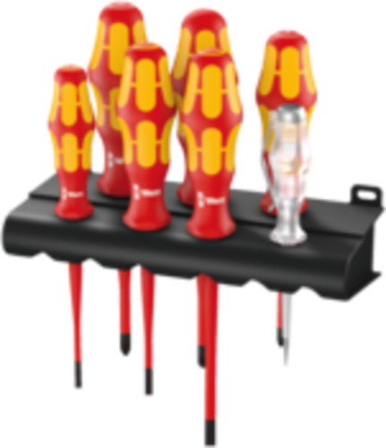 160iS/7 Reduced Blade Screwdriver Rack Set 7pc 1000VDE