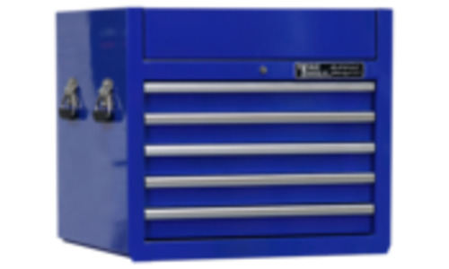 27" Godfather 5 Drawer Top Chest - Blue
