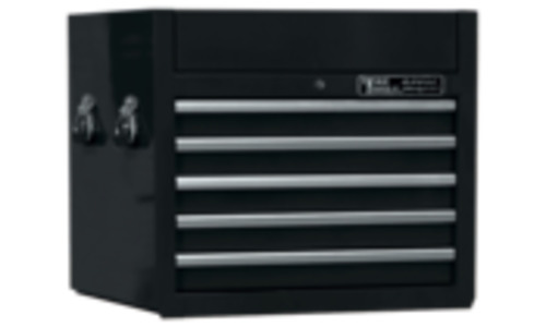 27" Godfather 5 Drawer Top Chest - Black