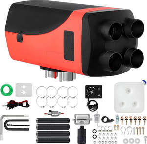 Diesel Air Heater: 8KW 12V Diesel Air Heater with Knob Switch and Muffler – Ideal for RVs, Trucks, Boats, and Trailers