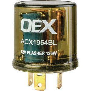 OEX Flasher Relay, 3 Pin 12V