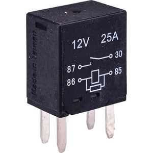 OEX Micro Relay 12V 25A 4 Pin Resistor Protected - 1Pce