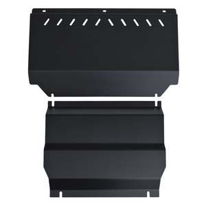 Mitsubishi Triton ML MN Bash Plate 3mm Black Intercooler Sump Guard 2006-2015