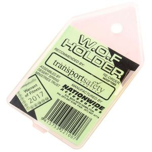 Wildcat WOF100 Warrant of Fitness Holder for Trailers & Motorcycles