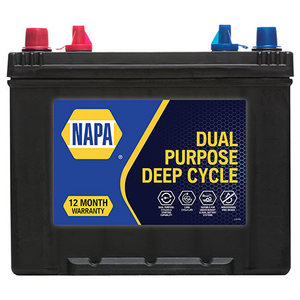 Napa Batteries: NAPA 24DC MF Deep Cycle Battery - 600 CCA, 82Ah, 12V for RV & Marine