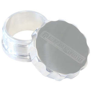 Jb Weld: 2" ALUM WELD BUNG AND CAP RAW WELD ON / SILVER CAP