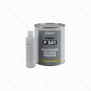 P261 Polyester Filling Primer GREY 1Lt/Can + Hardener
