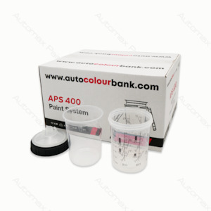 Special: APS CUP with Collar (125um) 400cc. Inner Cup 50pcs liner+50pcs lid+20pcs Stopper + hard cup