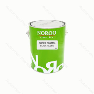 Super Enamel Black(Gloss) 4Lt/Can