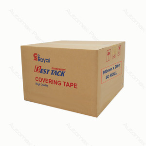 MaxFilm S1 Pre-Taped Covering Film 900mm x 20m/50ea