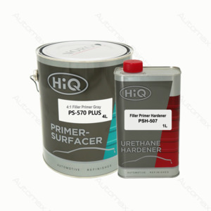Promotions: HiQ PS-570 PLUS 4:1 Acrylic Urethane Filler Primer Gray Kit 5L