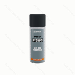 Hb Body Spray Cans: SPRAY P360 2K HS PRIMER BLACK 400ml