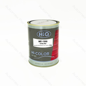 Hiq Colours: HiQ ME-1500 1K Basecoat Toner Candy Red 0.9L