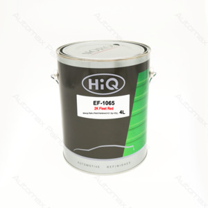 Hiq Colours: HiQ EF-1065 2K Fleet Red Paint 4L