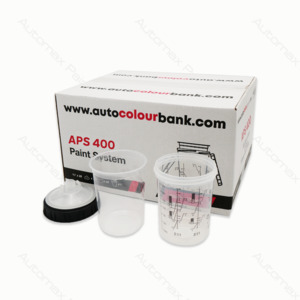 MPS Disposable Spray Gun Cup Set 400ml (50 Cups)