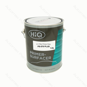 2k Car Primers: HiQ PS-570 PLUS 4:1 Acrylic Urethane Primer Surfacer Grey 4L
