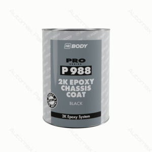 2k Car Primers: HB Body P988 2K Epoxy Chassis Coat Black 4L