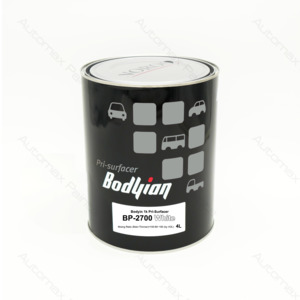 Primers: Bodyian BP-2700 1K Primer Surfacer White 4L