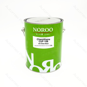 Hiq Colours: Noroo Chemithane CUF-108 A/U Gloss Black 3.2Lt/Can