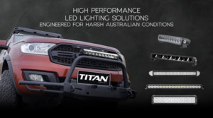Products: TITAN Series LED Light Bars - Auto Garage