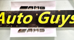 Accessories: AMG Emblem Badge Rear Trunk Mercedes-Benz