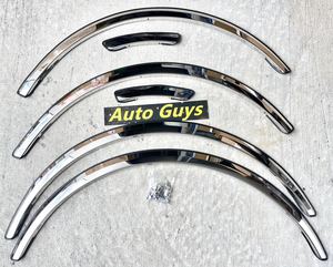 Accessories: Stainless Steel Slim Style Toyota Hiace Fender Flares Wheel Arch 2008 - 2016
