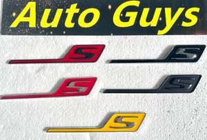 Accessories: 1 x S Badge C63 C63s E63 E63s Rear Boot Trunk Emblem Mercedes Benz