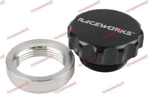 RACEWORKS WELD ON ALUMINIUM FILLER WITH CAP 1.5IN | RWF-461-24-ABK