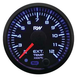 RACEWORKS 52MM ELECTRONIC EGT GAUGE KIT 200-1200DEG | VPR-302