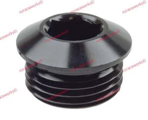 Fuel Oil System: RACEWORKS 9/16 -24 PLUG SUIT OLD TO SUIT NISSAN FUEL RAILS | RWF-814-01BK