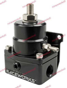 Fuel Oil System: RACEWORKS EFI 700HP 3PORT FUEL PRESSURE REGULATOR AN-6 PORTS | FPR-501BK