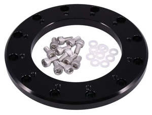 Fuel Oil System: RACEWORKS ADAPTER PLATE SUITS V2 FUEL CELLS & V1 HANGERS | ALY-104BK