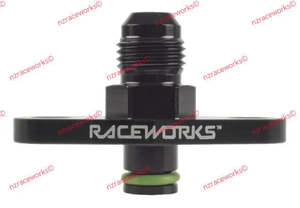 RACEWORKS FUEL RAIL ADAPTER AN-6 | RWF-680-01BK