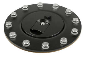 Fuel Cells: RACEWORKS BILLET ALUMINIUM FLUSH FUEL CELL CAP | ALY-078BK