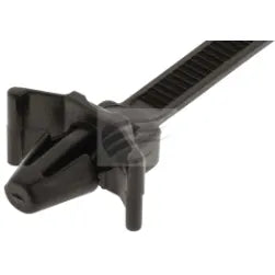 Cable Ties: PKT100 CABLE TIE 202mm X 4.7mm BLACK PUSH MOUNT UV & HEAT RES | CT4009